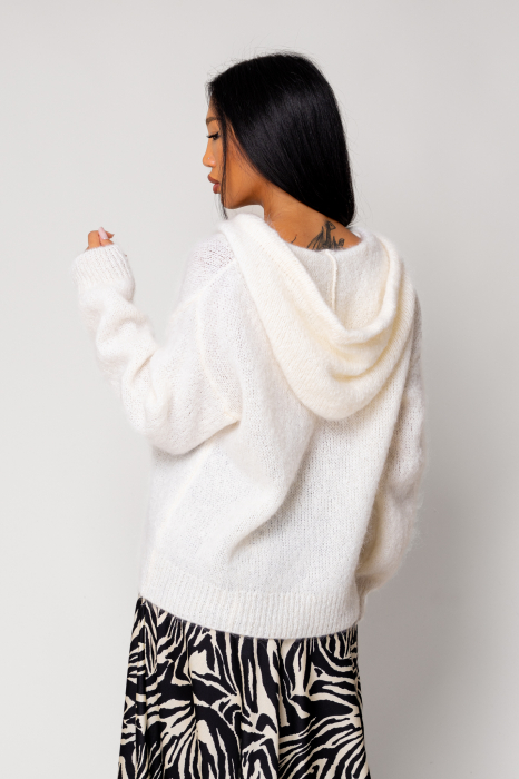 Off White wool and mohair blend jacket sweater [3]