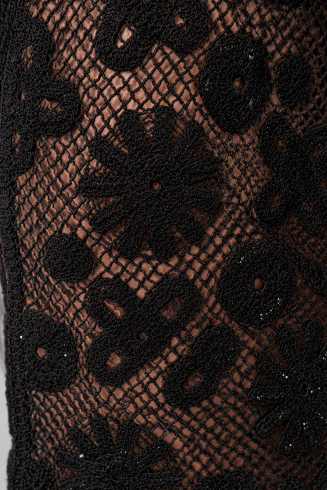 Rochie tricotata de plaja Black [3]