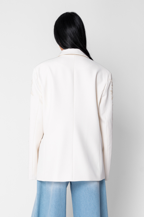 Jacket with appliqués on the sleeve Off White [4]