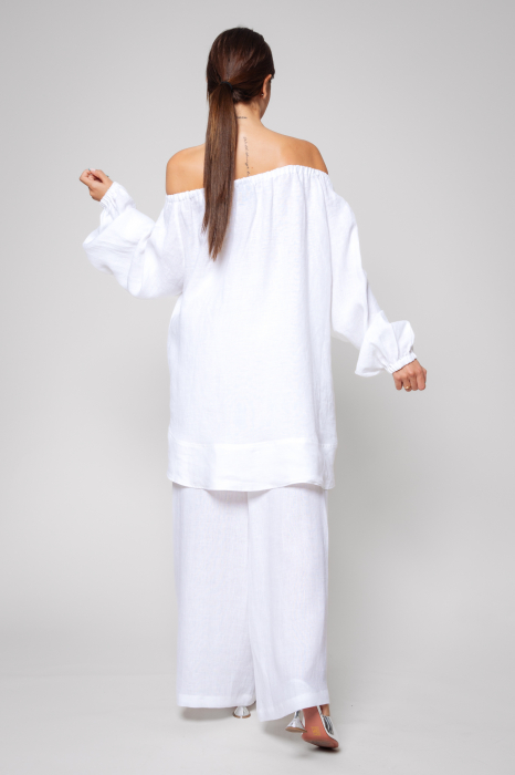 Set Bluza si Pantalon lung din 100% IN White [4]