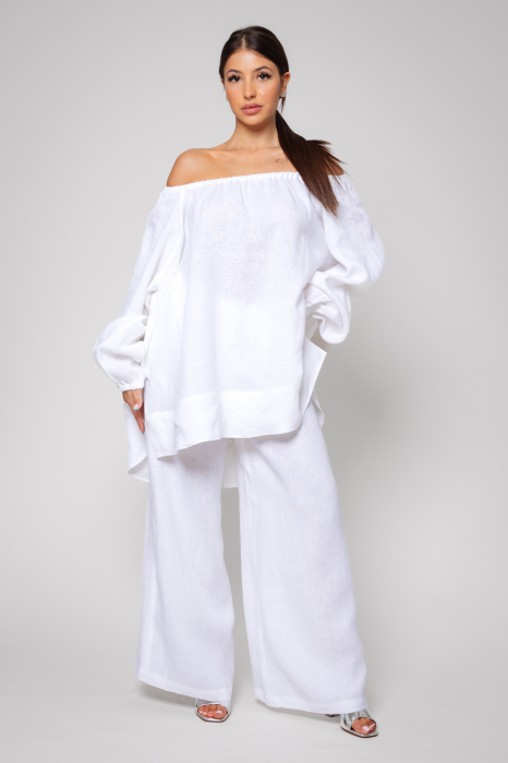 Set Bluza si Pantalon lung din 100% IN White [3]
