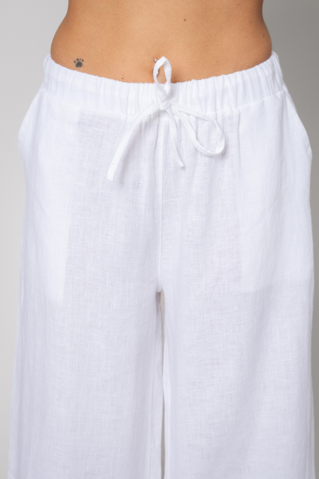 Set Kalie II Bluza si Pantalon lung 100% in White [6]