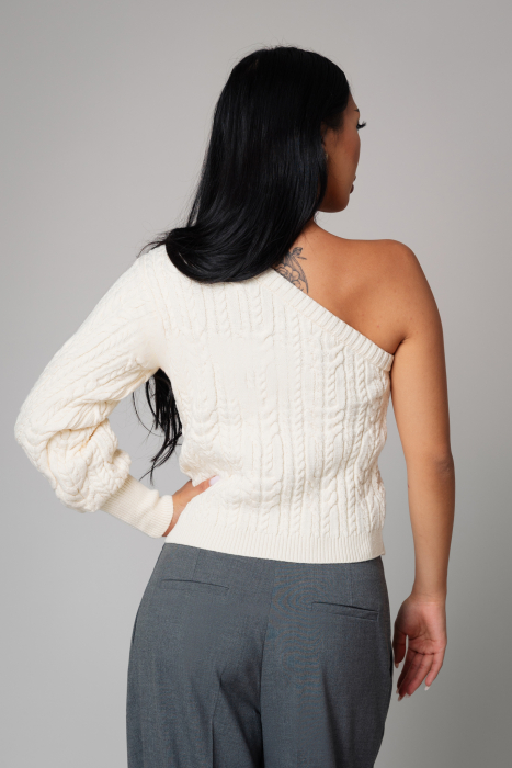 Knitted Blouse Cream [3]