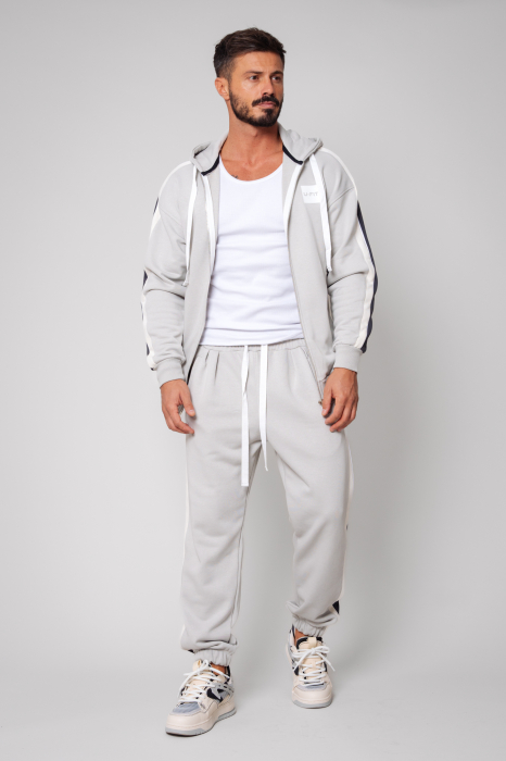 Set Breez Edge hoodie with zipp and pants Overandzed Grey [2]