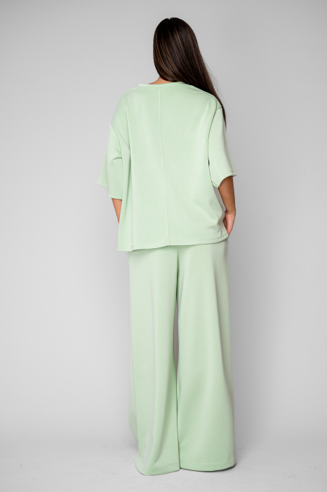 Set Oversized Tricou si Pantalon lung Mint [3]