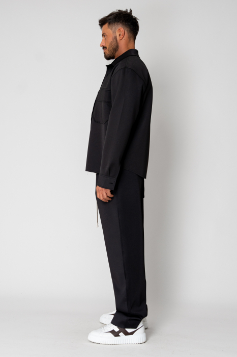 Set Camasa cu buzunare si Pantalon lung Black II [4]