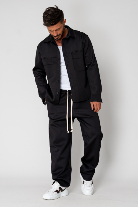 Set Camasa cu buzunare si Pantalon lung Black II [2]