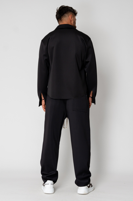 Set Camasa cu buzunare si Pantalon lung Black II [5]
