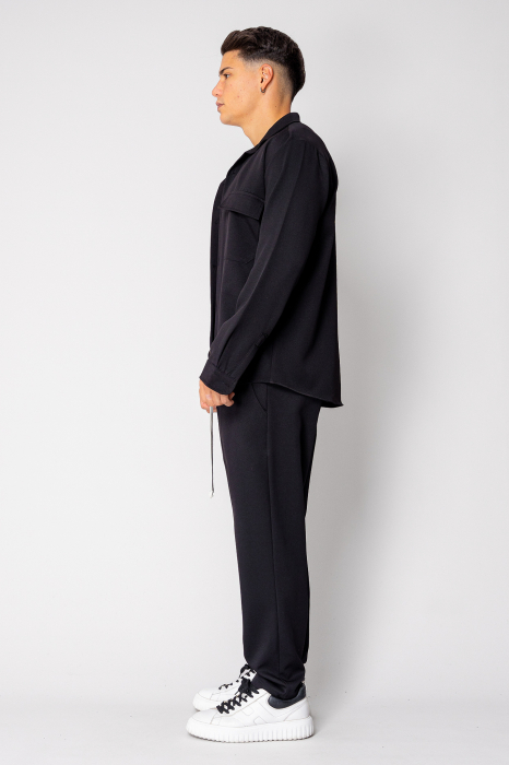 Set Camasa cu buzunare si pantalon lung Black III [3]