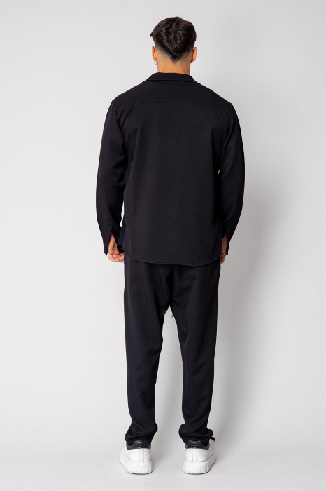Set Camasa cu buzunare si pantalon lung Black III [4]
