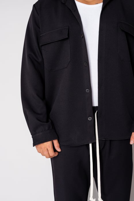 Set Camasa cu buzunare si pantalon lung Black III [5]