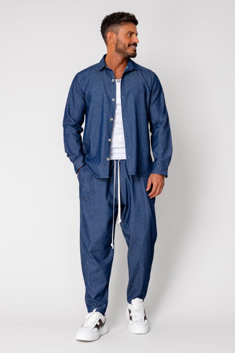 Set Shirt and long pants Blue [2]