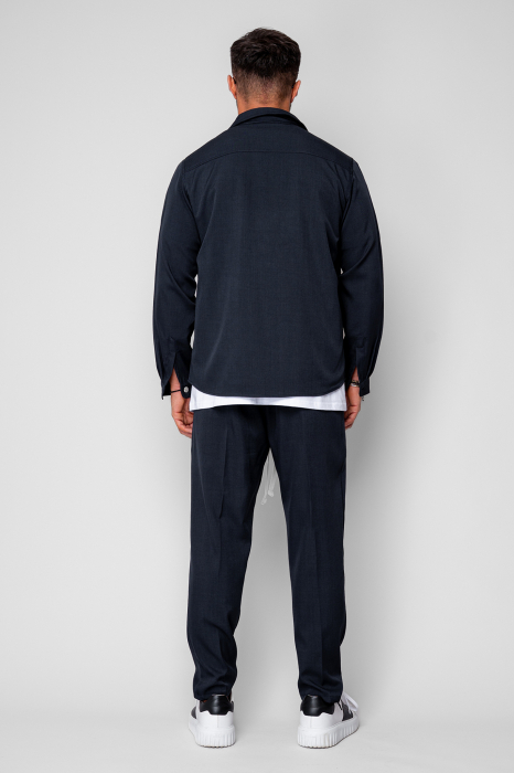 Set Shirt with pockets and long pants Navy [4]