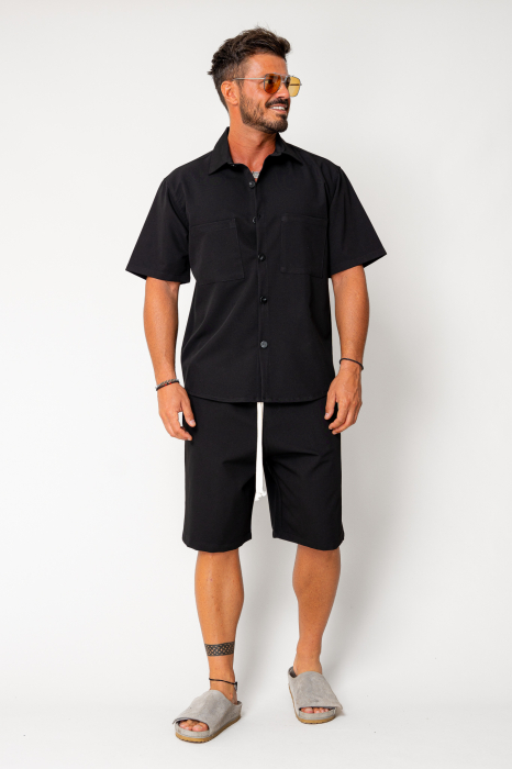 Set shirt and short pants Black [2]
