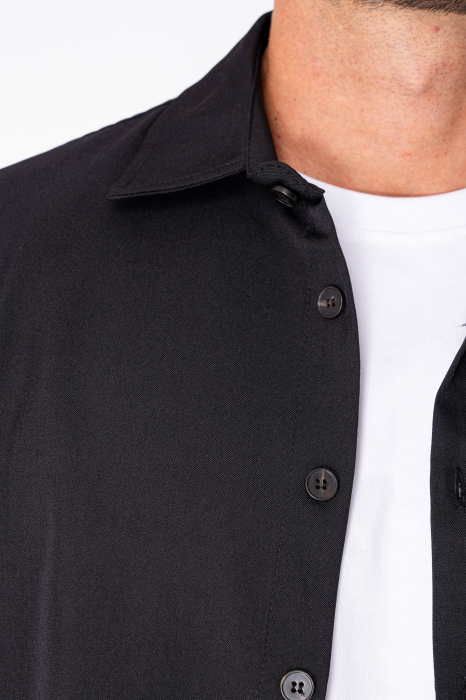Set Shirt botton closure and Long Trousers Black [5]