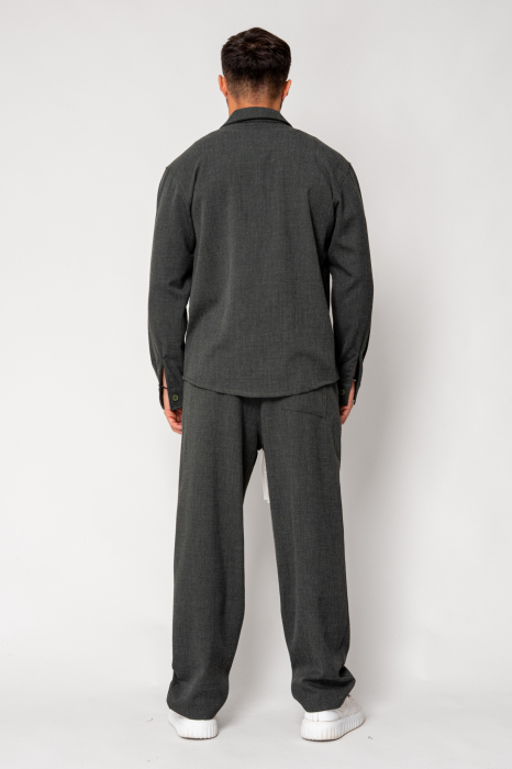 Set Button-down shirt and long pants Grey Anthracite [4]