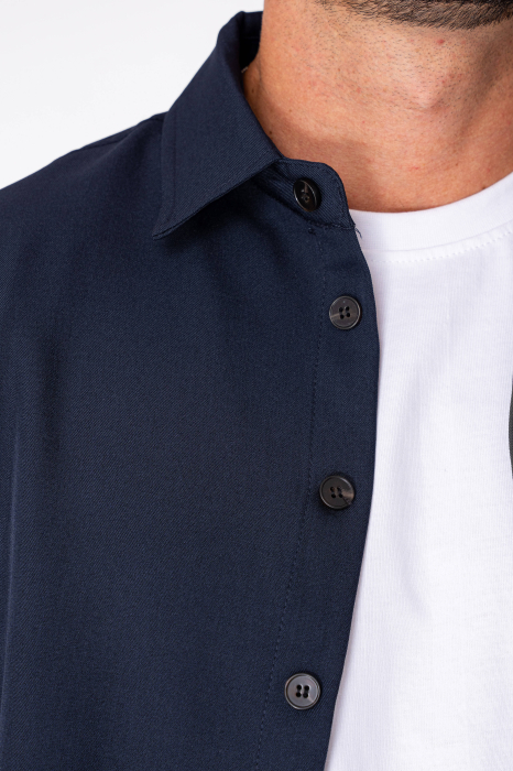 Set Camasa cu nasturi si pantalon lung Navy [5]