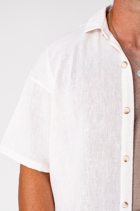 Set Rivolo Short sleeve shirt and short pants Cream [5]