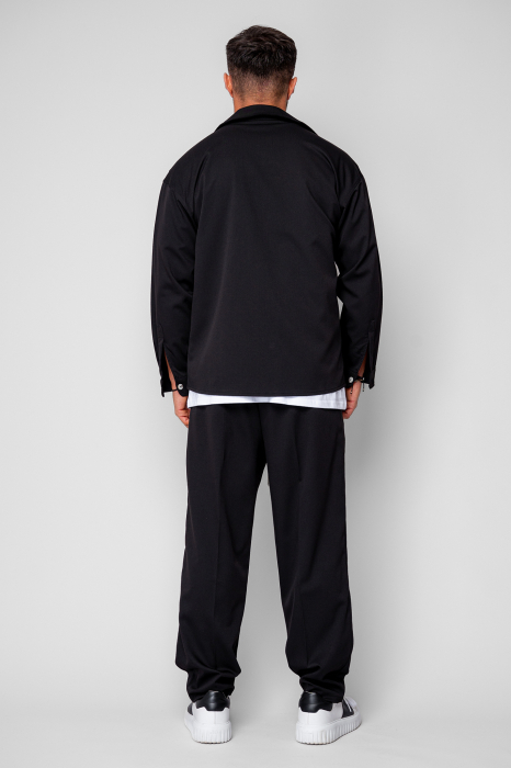 Black Shirt and Long Pants Set [4]