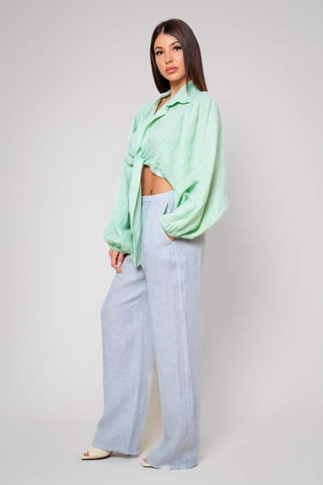 Set Camasa si Pantalon lung din 100% IN Grey/Olive [2]