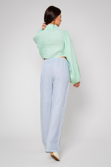 Set Camasa si Pantalon lung din 100% IN Grey/Olive [3]