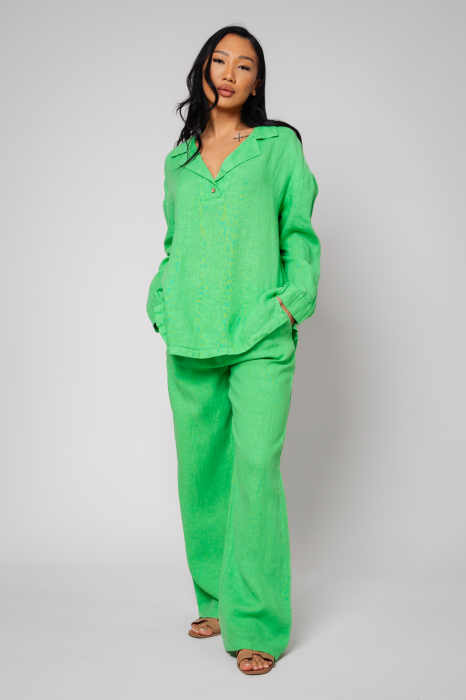 Green Shirt and Long Pants Set [3]