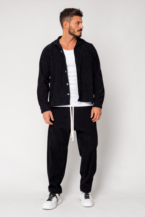 Set shirt and long pants Black [4]