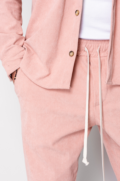 Set Camasa si pantalon lung din reiat Rose [5]