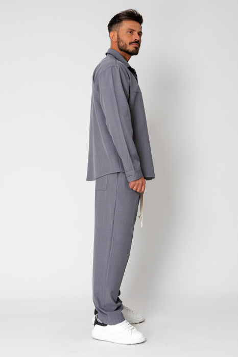 Set camasa si pantalon lung Grey [3]