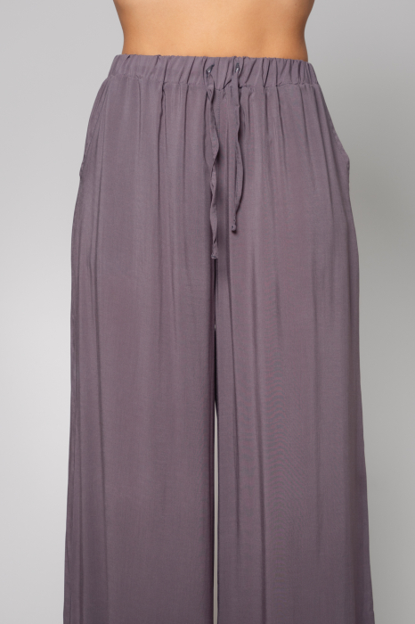 Gabrielle Grey Anthracite Shirt and Long Pants Set [6]