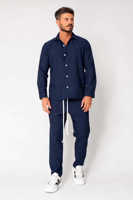 Set Shirt and long pants Navy New [2]