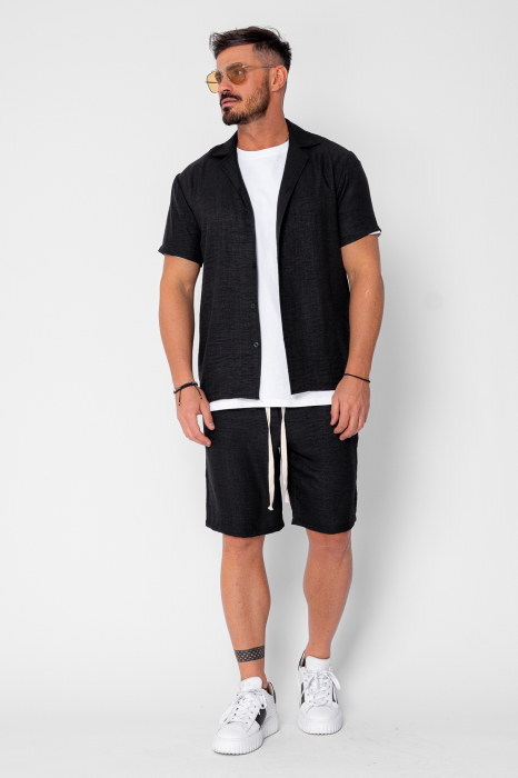 Set Shirt and Shorts Black [2]