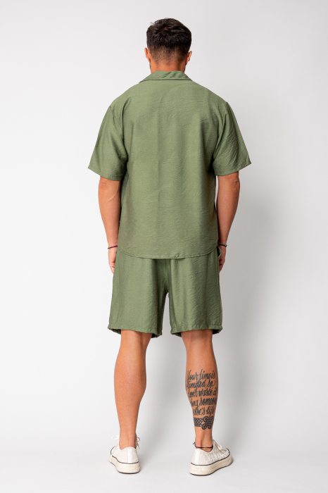 Set shirt and shorts Dark Olive [4]