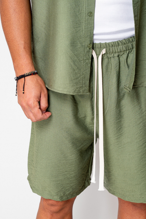 Set shirt and shorts Dark Olive [6]