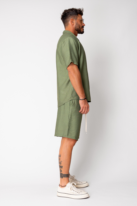 Set shirt and shorts Dark Olive [3]