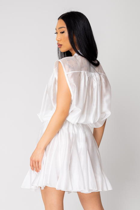 White Shirt and Shorts Set [3]