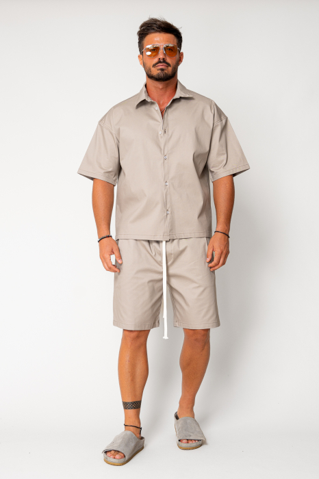 Set Lion shirt and short pants Taupe New [2]