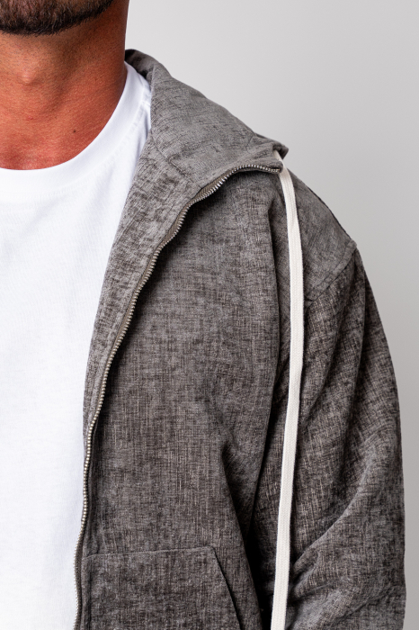 Set Cargo din catifea Hanorac si pantalon lung Grey [5]