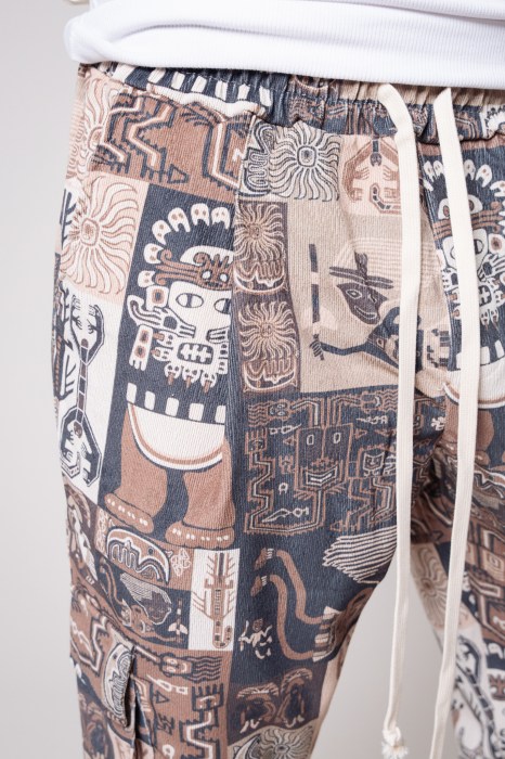 Set Pharaoh Hanorac si pantalon lung Beige [6]