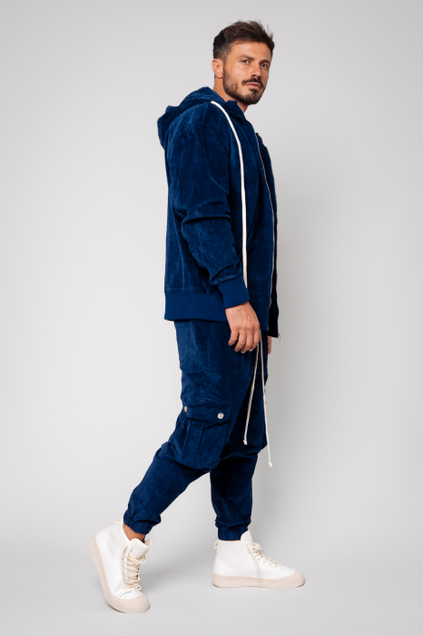 Set Cargo Hoodie and long pants Navy [2]