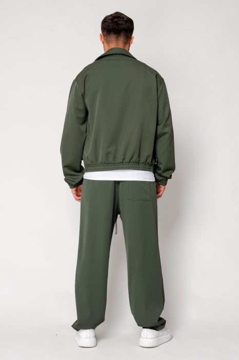 Set Dario Jacket zipper with pocket and long pants Kaki [4]