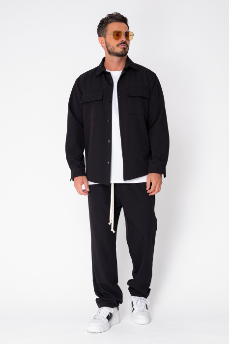 Set Denver Shirt and long pants with drawstring Premium Black [2]