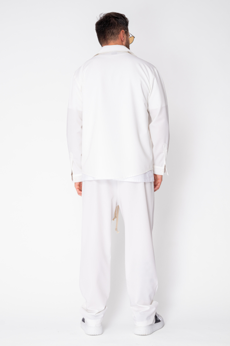 Set Denver Shirt and long pants with drawstring Premium Off White [4]