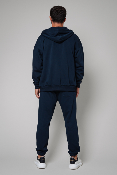 Set Easy Hoody with zip Overandzed and Pants Navy [3]