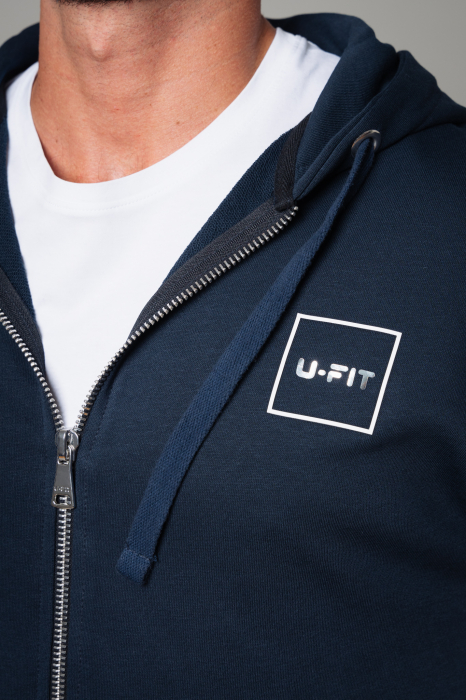 Set Easy Hoody with zip Overandzed and Pants Navy [4]