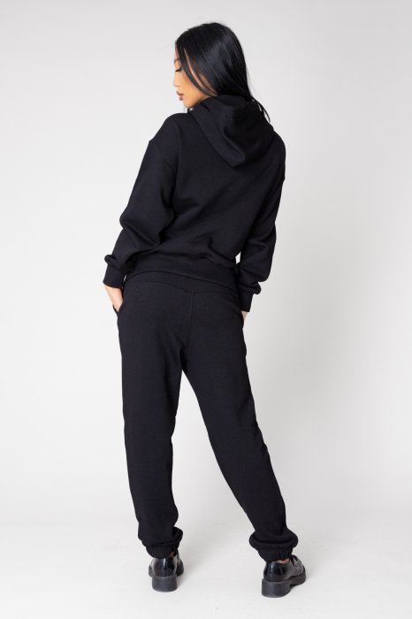 Oversized Easy set with Hoodie and Pants Black [4]