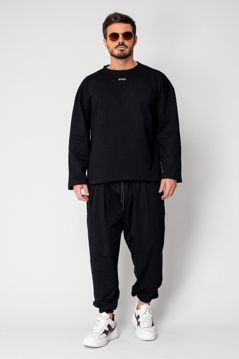 Set Flex Oversized Blouse and Baggy Pants Black [2]