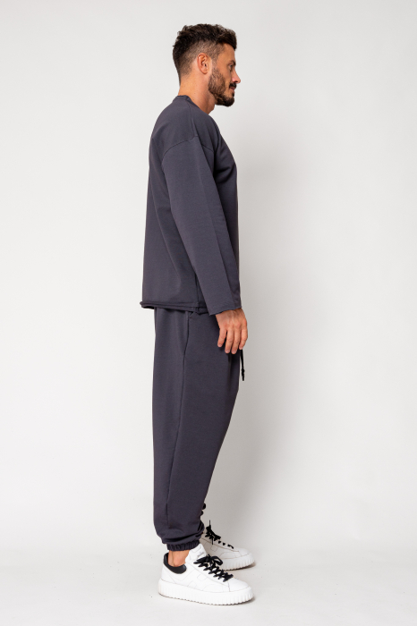 Set Flex Oversized Blouse and Baggy Pants Grey Anthracite [3]