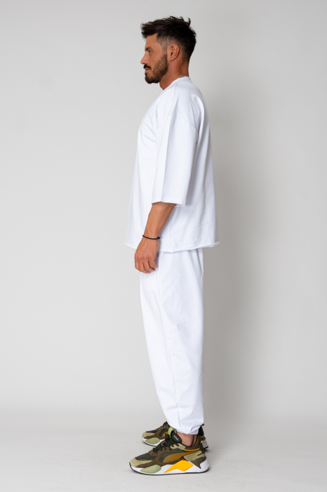 Set Flex Oversized T-Shirt and Baggy Pants White [2]