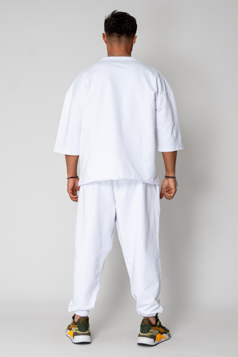 Set Flex Oversized T-Shirt and Baggy Pants White [3]